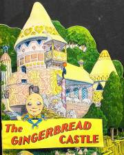 <b>Gingerbread Castle painting. (Photo courtesy of Bill Truran)</b>