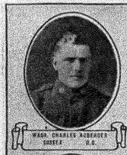 <b>Pvt. Charles Auberger of Wantage died of pneumonia while serving in World War I. (Photo courtesy of Tom Sisco)</b>