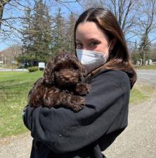 The author's niece with Moose. Photo courtesy of Bethany Kandel