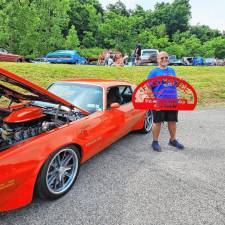 First-place went to a 1976 Pontiac Firebird Trans Am owned by Luis Palaez. (Photo courtesy of Mayor Anthony Rossi)