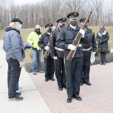 The eighth annual American Flag Retirement Ceremony (Photo provided by the Sussex County Municipal Utilities Authority)