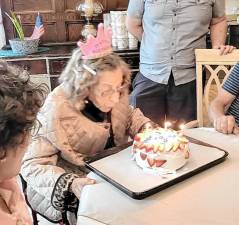 CF1 Connie Fessler celebrates her 102nd birthday at Westwind Manor in Franklin. (Photo provided)