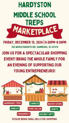 TREP$ Marketplace on Friday in Hardyston