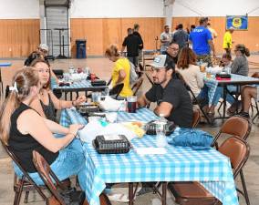 <b>The Sussex County PBA Local 138 hosts a Fish &amp; Chips Dinner to raise money for its Good and Welfare Fund on Sept. 21 at the Sussex County Fairgrounds in Augusta. (Photos by Maria Kovic)</b>