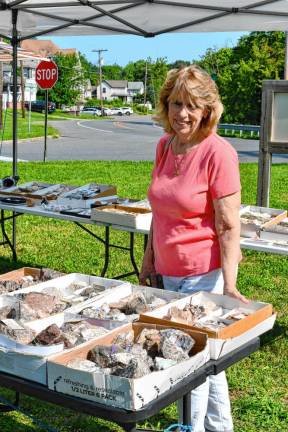 Maureen Hartje of Staten Island at the Summer Swap and Sell.