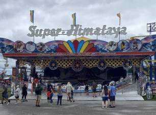 The lights and sounds on carnival rides were turned off from noon to 2 p.m. Tuesday, Aug. 8 to create a sensory-free section at the New Jersey State Fair. (Photos by Deirdre Mastandrea)