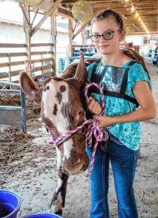 <b>Demi Braelyn with Stassey. (Photo by Nancy Madacsi)</b>