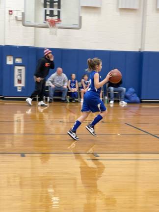 Benjamin Davey coaches third- and fourth-grade boys and girls basketball teams in the Hampton Township recreation league. (Photo provided)