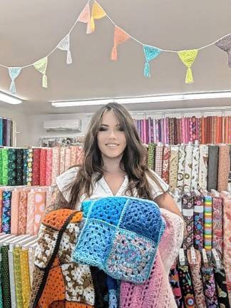 Amanda Langner Hurewitz, owner of Hangin’ By A Thread in Lafayette. (Photo courtesy of NJ Sharing Network)