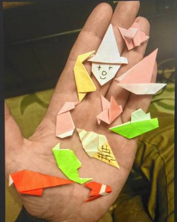 D’Ambrosi to demonstrate origami today