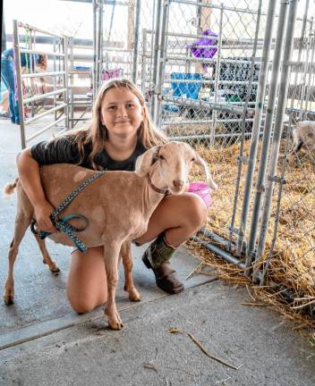 <b>Alana Dembowski with Tater. (Photo by Nancy Madacsi)</b>