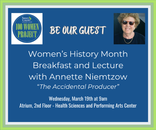 Producer to speak at women’s history breakfast