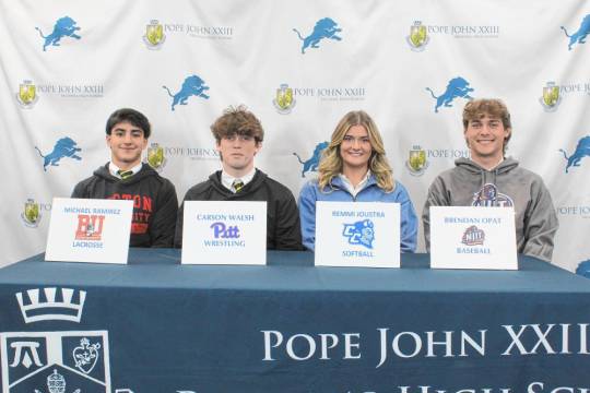 4 Pope John Athletes To Play In College