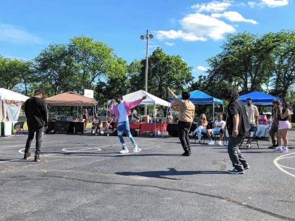 Performers included a young hip hop group called Gas Ranges.