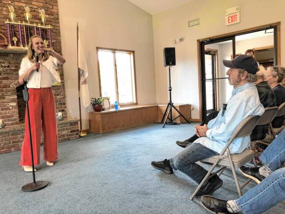 Democrat Sue Altman holds a town hall meeting Saturday, Oct. 6 in the Sparta Ambulance Squad building.