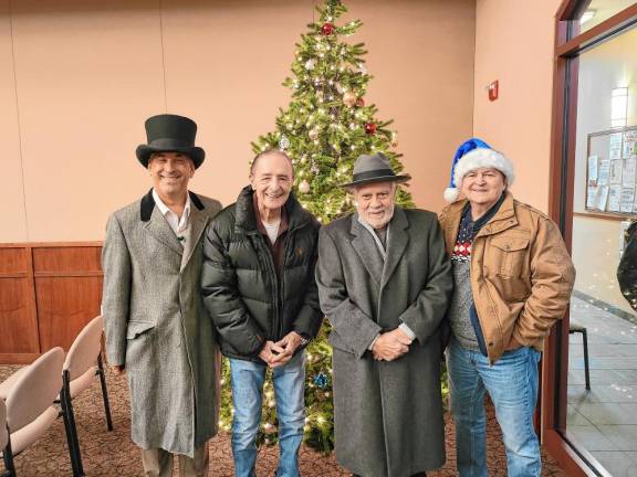 From left are Hardyston Councilmen Stan Kula and Santo Verrilli, Mayor Frank Cicerale and Deputy Mayor Brian Kaminski.