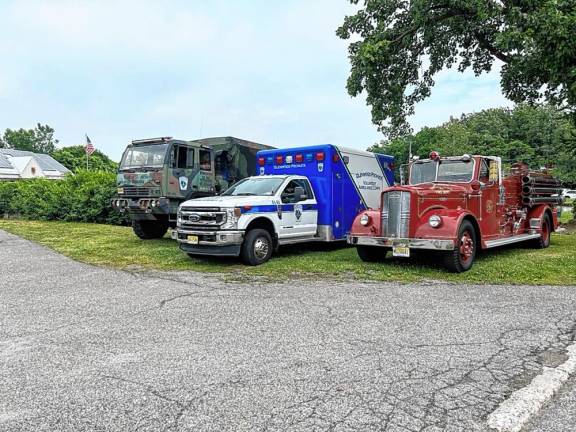 Military and first-responder vehicles were part of the show. (Photo by Daniele Sciuto)