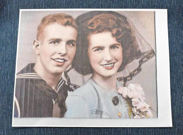 Cornelius ‘Neal’ and Norma Faber. They married Oct. 20, 1943, when he was on leave from the Navy.