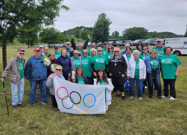 The Hopatcong team won the gold medal.