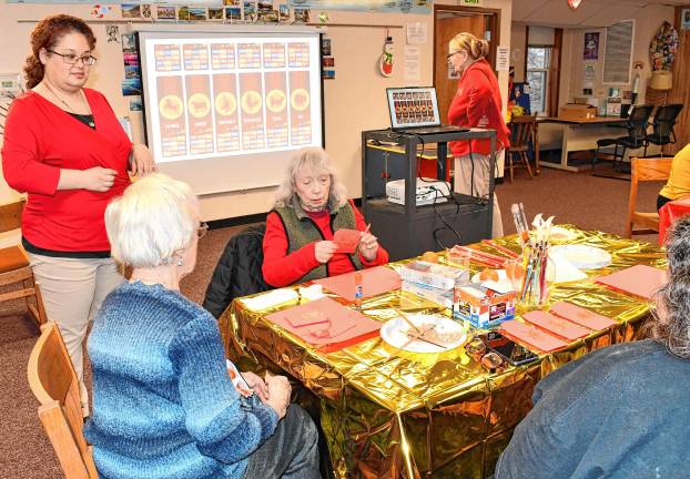 Residents work on a craft related to the Chinese New Year during a program Friday, Jan. 31 at the Franklin branch of the Sussex County Library System. It is the Year of the Snake, a time for personal growth, transformation and shedding bad energy. (Photos by Maria Kovic)