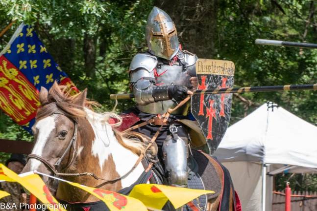 Joust, Performers at the 2019 New Jersey Renaissance Faire.…