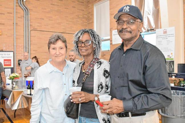 Carol Belansky of Roselle Park and Patricia Andrews-Webb and Curtis Webb of East Orange.