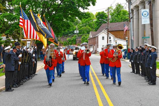 The Franklin Band marches in the Memorial Day Parade on Monday, May 27. (Photos by Maria Kovic)