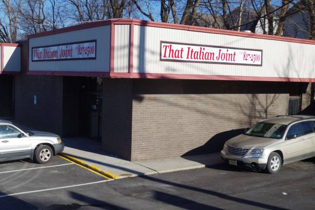 People who identified themselves as Rita LaBarck, Pam Perler, Joann Huff and Judy Pierce knew last week's photo was That Italian Joint, located in the Hamburg Corner Shoppes shopping center on Route 94 at its intersection with Route 23.