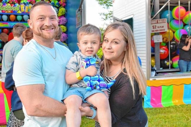 Steve, James and Katerina Knapp of Rockaway.