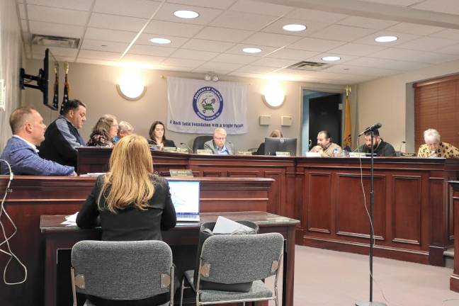 The Franklin Borough Council meets Tuesday, Jan. 28. (Photos by Dave Smith)