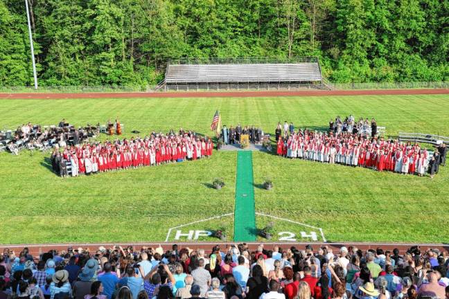 The commencement ceremony for the High Point Regional High School Class of 2024. (Photo provided)