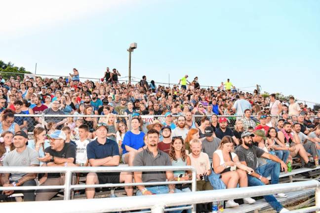 <b>Crowd at the Demolition Derby. (Photo by Maria Kovic)</b>