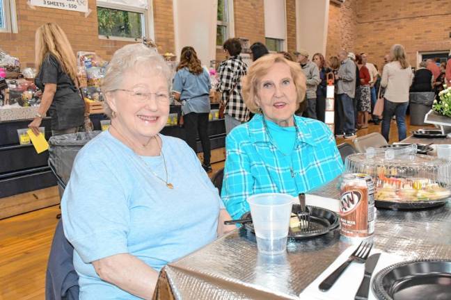 Joy Schober of Oak Ridge and Mary Ann Obdens of Lake Hopatcong.