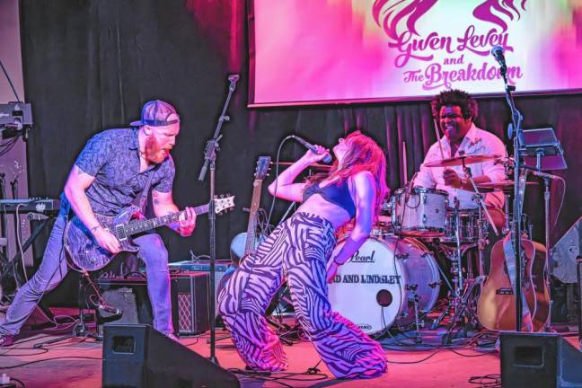 <b>Meg Rilley performs an acoustic set with guitarist Leighton Thomas on Friday at Tony’s Family Restaurant in Stockholm. (Photo courtesy of Meg Rilley) </b>