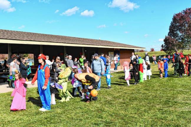 HT2 Residents line up for the costume contest at Hardyston Township’s Haunted Halloween on Saturday, Oct. 26 in Wheatsworth Field. (Photos by Maria Kovic)