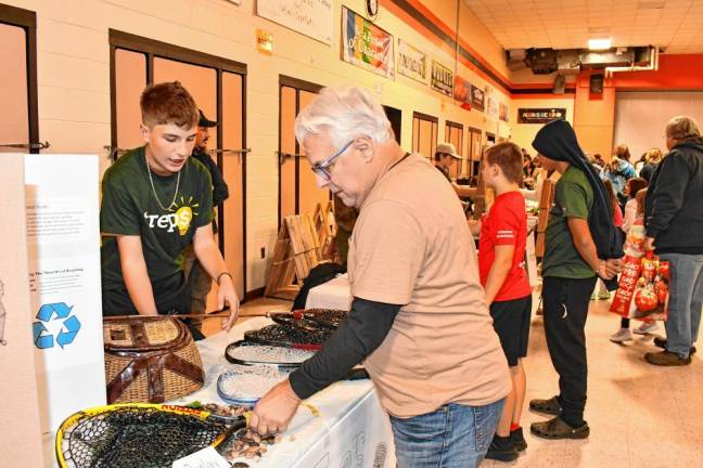 TR1 Students sell items at the TREP$ Marketplace on Dec. 3 at Lafayette Township School. (Photos by Maria Kovic)