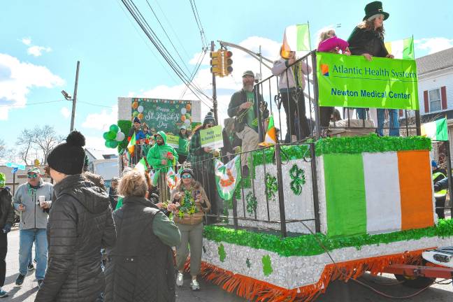 The Atlantic Health Center/Newton Medical Center float.