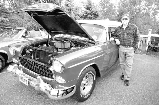 Ken Smith of Wantage with his 1955 Chevy Belair.