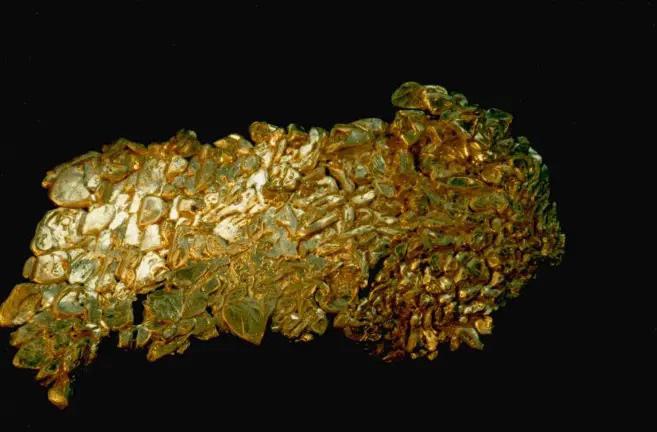 <b>One of many gold specimens stolen from the Sterling Hill Mining Museum in Ogdensburg. (Photo provided)</b>