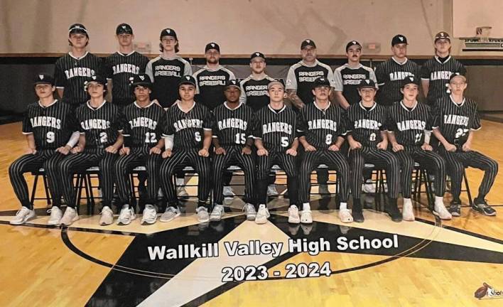 The Wallkill Valley Regional High School baseball team places second in the division. (Photo provided)