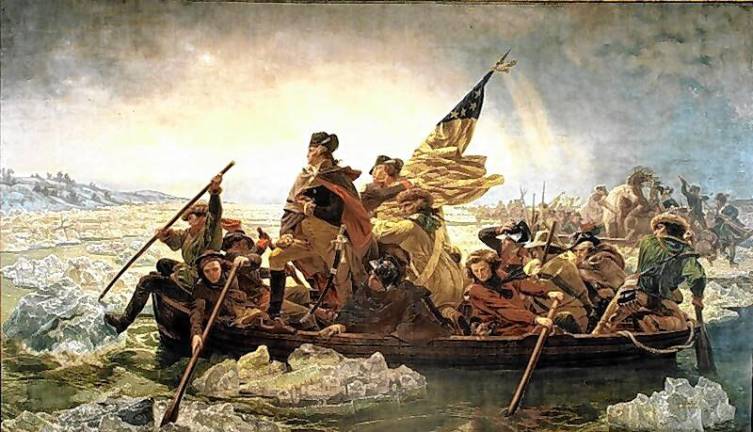 <b>‘Washington Crossing the Delaware,’ by Emanuel Leutze. (Photo courtesy of Bill Truran)</b>