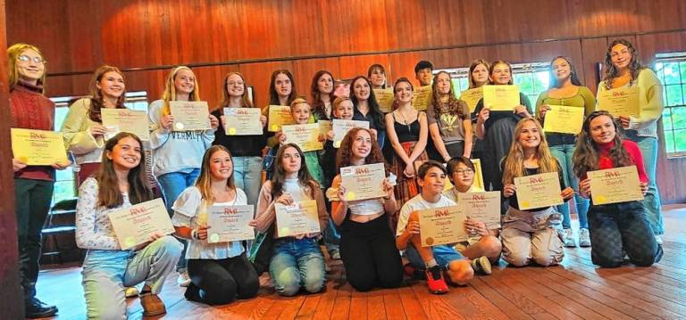 Ogdensburg School students participated in the 45th annual Young Artist Expo, sponsored by the Ringwood Manor Association of the Arts.