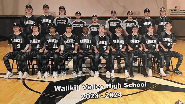 The Wallkill Valley Regional High School baseball team places second in the division. (Photo provided)